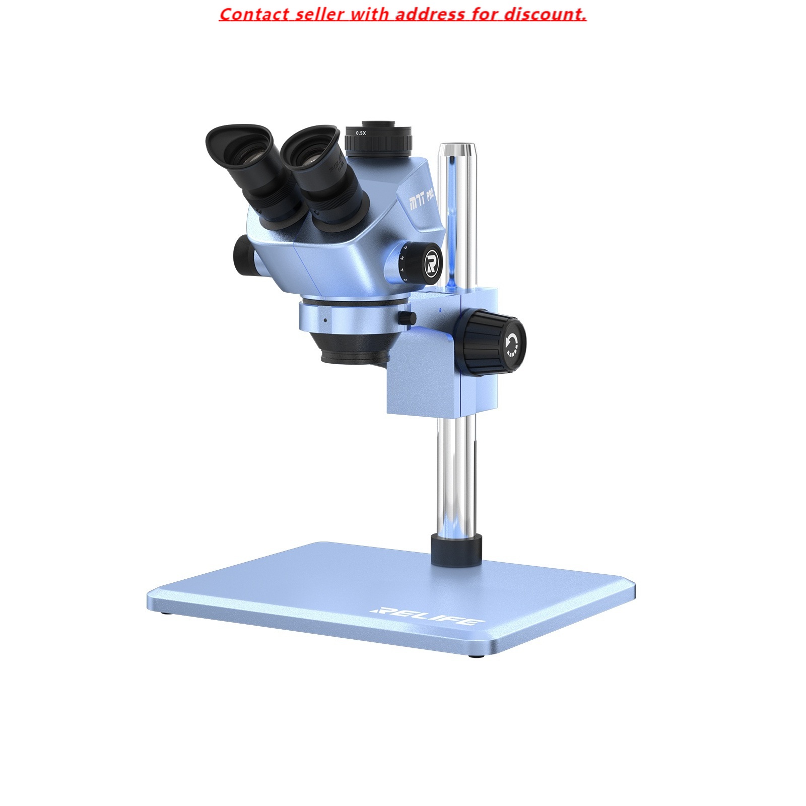 Stereo Trinocular Microscope Pcb - RELIFE RL-M7T Pro-B11 Trinoculaire HD Stereo