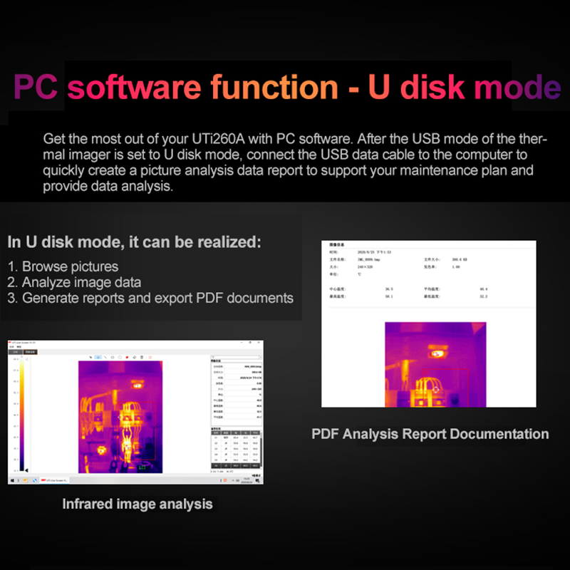 UNI-T UTI260B UTI260A Warmtebe - Thermal Imaging Camera Pcb Repair recensie en prijs