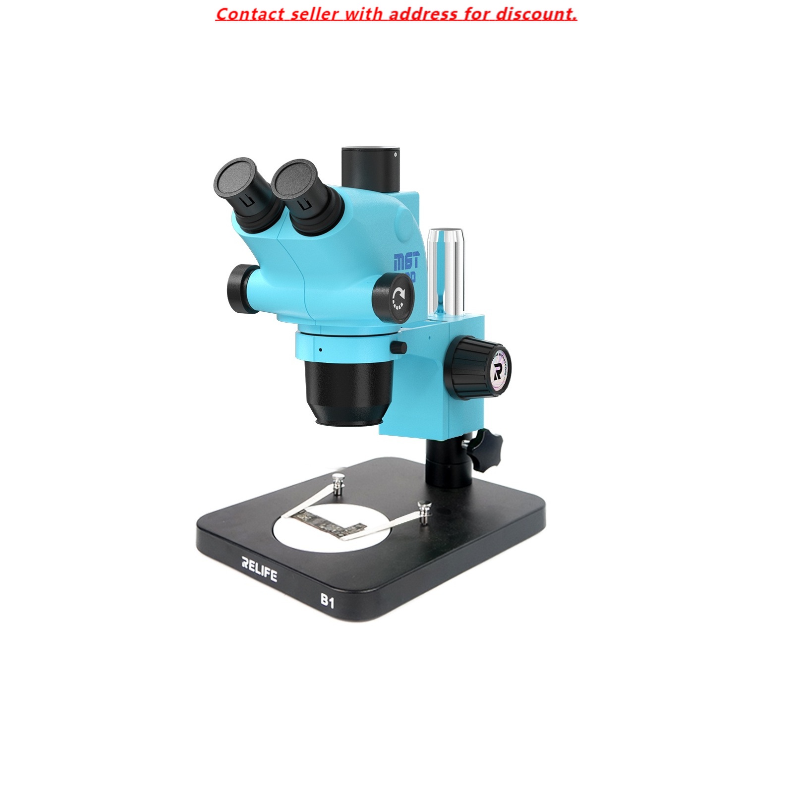 RELIFE RL-M6T Pro-B1 Trinocula - Stereo Trinocular Microscope Pcb recensie en prijs