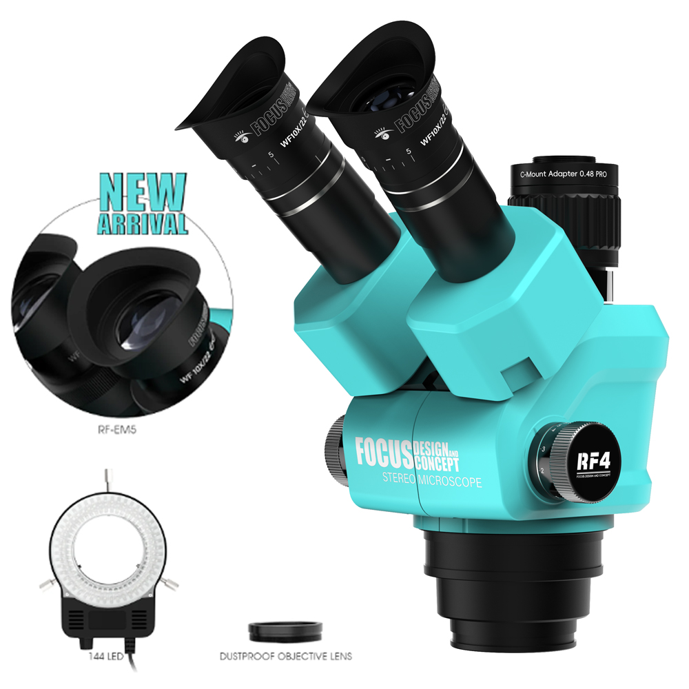 RF4 Trinoculaire microscoop RF - Stereo Trinocular Microscope Pcb recensie en prijs